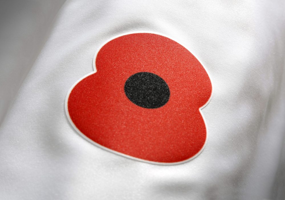 Image showing the Royal British Legion chest poppy for football clubs manufactured by ID UNLIMITED