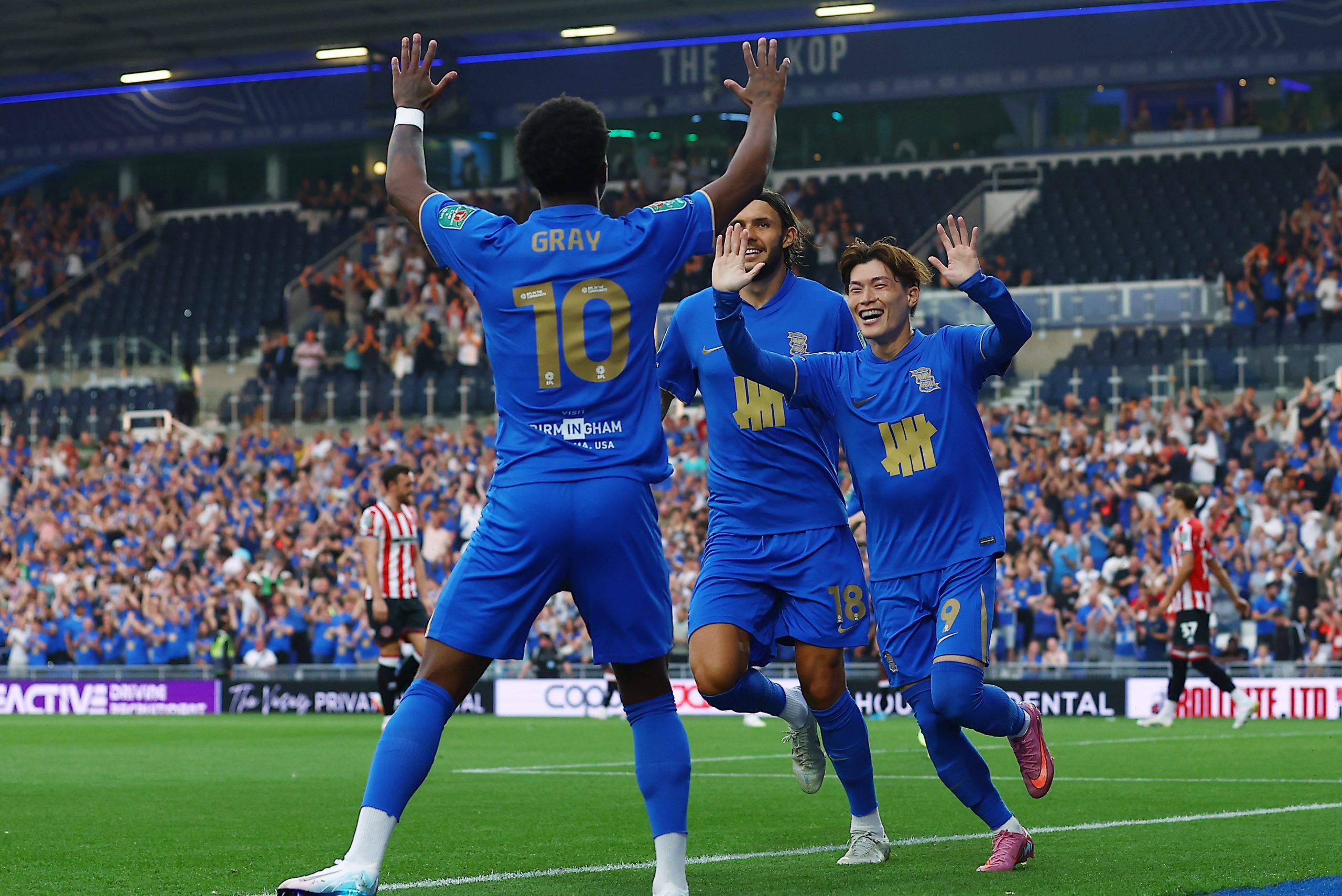 EFL gold letters from ID UNLIMITED